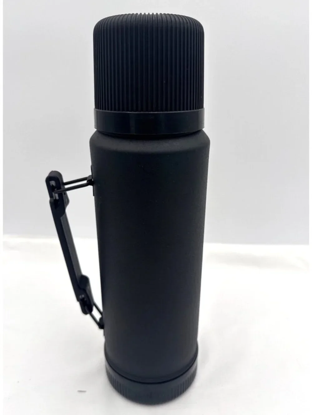 Aladdin 14-Inch Stainless Steel Vacuum Insulated Thermos Black Matte & Handle